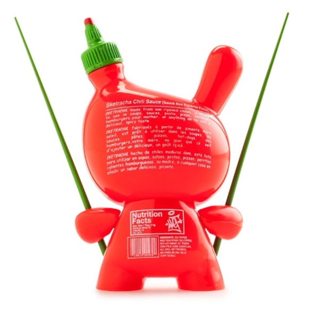Kidrobot Sriracha Dunny Figurine (Full) - Picture 6 of 8